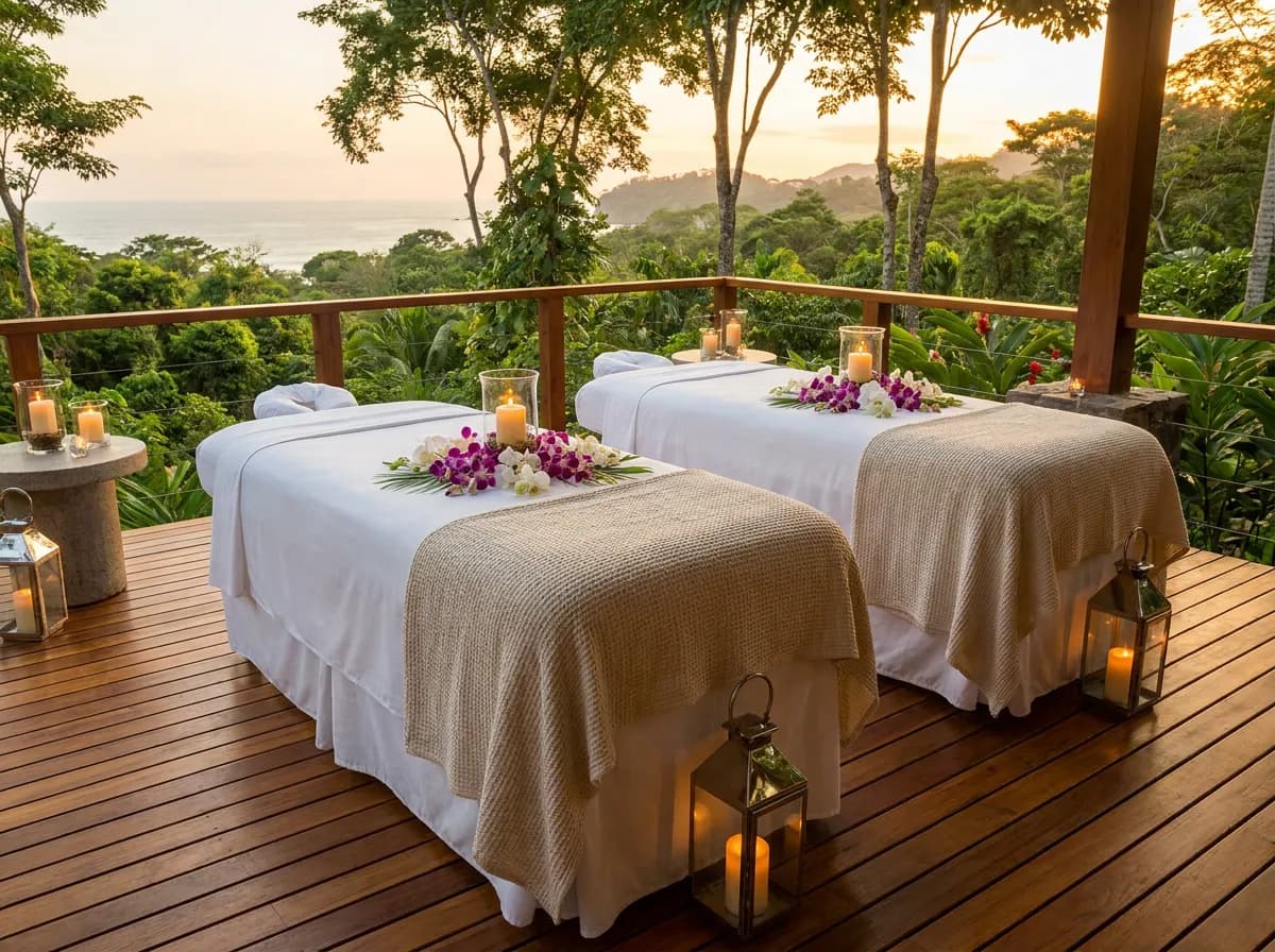 Costa Rica Honeymoon - Couples spa massage experience