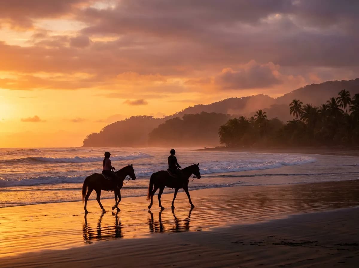 Jaco Honeymoon - Romantic horseback riding adventure