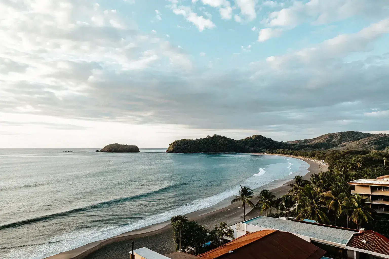 Jaco Beach Costa Rica - panoramic coastal view perfect for family vacations