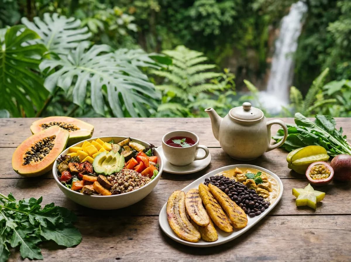 Costa Rica Yoga Retreat - Healthy organic plant-based meal