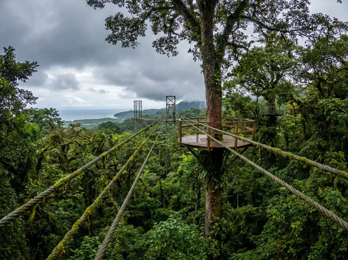 Jaco Wedding - Zip line adventure activity for wedding guests